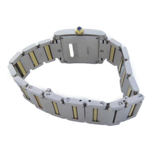 CARTIER Tank Francaise Quartz Watch W51012Q4 Stainless Steel/18K Yellow Gold