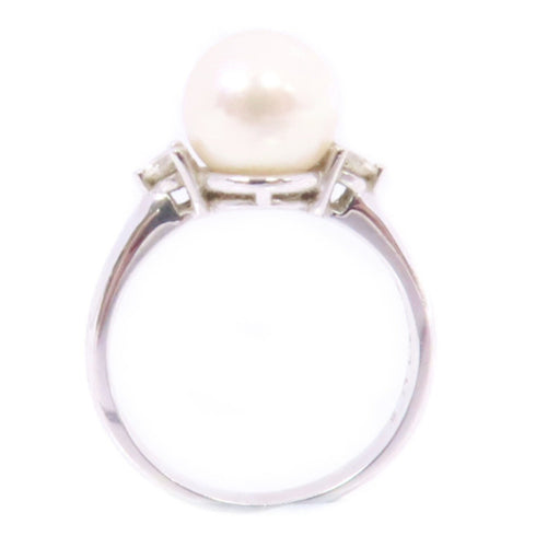 JEWELRY Pearl Ring US#5.25 18K White Gold