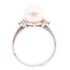 JEWELRY Pearl Ring US#5.25 18K White Gold