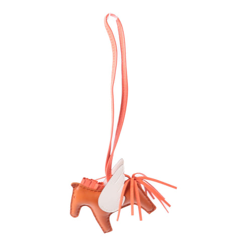 HERMES Rodeo Peogase PM Charm Swift Leather Rose Texas