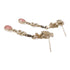CHANEL CC Earrings C22s Matel Pink/Gold