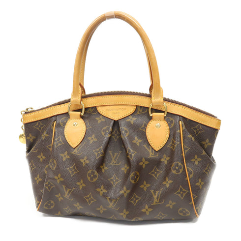 LOUIS VUITTON LV GHW Tivoli PM Handbag M40143 Monogram Brown v1