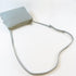 CELINE GHW Trio Crossbody Shoulder Bag Leather Grey Blue