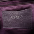 CHANEL Quilted CC SHW Shoulder Bag Calfskin Leather Purple