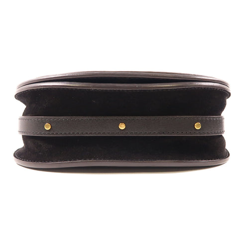 Chloe GHW Nile Bag 2 Way Shoulder Bag Calfskin Leather Black