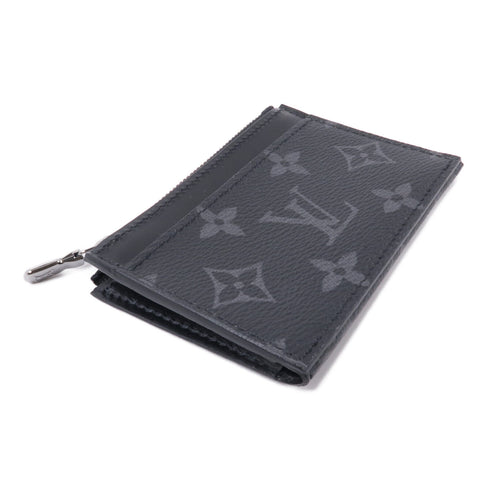 LOUIS VUITTON LV SHW Coin Card Holder Case M82253 Monogram Eclipse Black