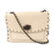 COACH Chain Shoulder Bag 29389 Calfskin Leather White
