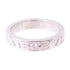 BVLGARI B.Zero1 Essential Diamond Ring US#6.75 339982 18K White Gold