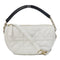 Christian Dior CD Vibe Hobo 2 Way Shoulder Bag Lambskin Leather White