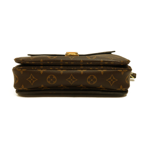 LOUIS VUITTON LV GHW Pochette Metis 2Way Shoulder Bag Monogram M44875 Brown
