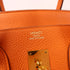 HERMES GHW Birkin 35 Hand Bag Togo Leather