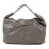 CHANEL CC SHW Hand Bag Calfskin Leather Silver Grey