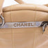CHANEL CC SHW Lax Bowler Bag Handbag Calfskin Leather Khaki