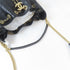 CHANEL CC GHW 2way Chain Shoulder Hand Bag Calfskin Leather Black
