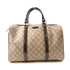 GUCCI GG GHW Boston Bag Handbag 193603 Coated Canvas Brown