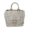 Valentino GHW Handbag Calfskin Leather White