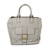 Valentino GHW Handbag Calfskin Leather White