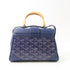 GOYARD SHW Saigon 2 Way Shoulder Bag Handag Coated Canvas/Leather Navy
