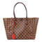 LOUIS VUITTON LV GHW Caissa MM Shoulder Tote Bag N41548 Damier Ebene