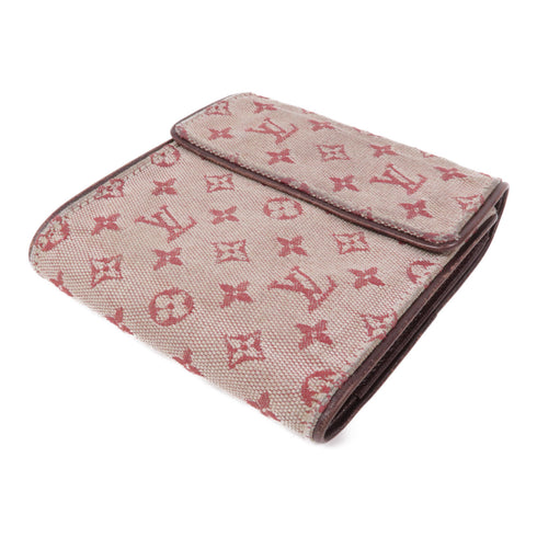 LOUIS VUITTON LV GHW Wallet M92241 Monogram Mini Red