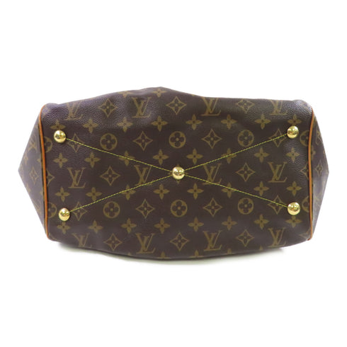LOUIS VUITTON LV GHW Tivoli GM Handbag M40144 Monogram Brown v3