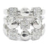 BVLGARI Lucia Diamond Ring 18KWG White Gold Used US#7.5 BVLGARI#55