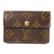 LOUIS VUITTON LV GHW Coin Card Case Purse M58007 Monogram Brown