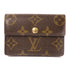 LOUIS VUITTON LV GHW Coin Card Case Purse M58007 Monogram Brown