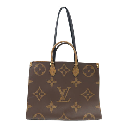 LOUIS VUITTON LV GHW On The Go GM 2 Way Bag M44576 Monogram Giant Reverse Brown