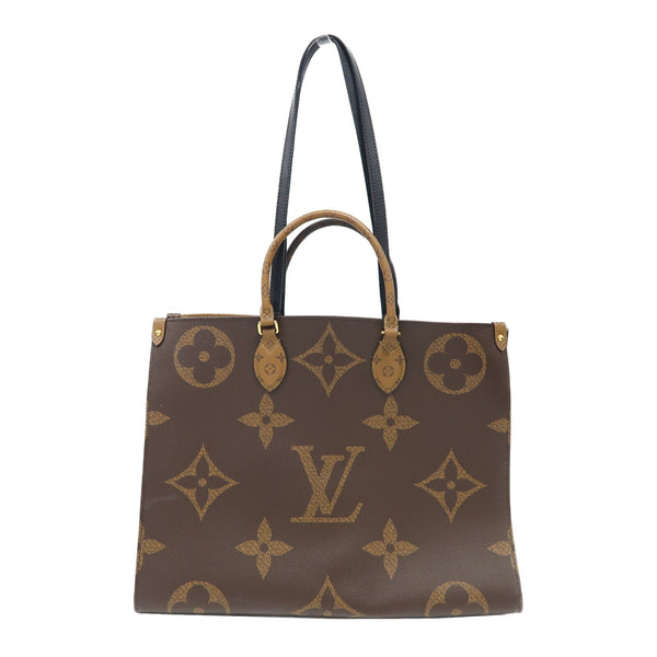 LOUIS VUITTON LV GHW On The Go GM 2 Way Bag M44576 Monogram Giant Reverse Brown