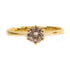 Fine Jewelry 0.31ct Diamond Ring 18K Yellow Gold US#5.75