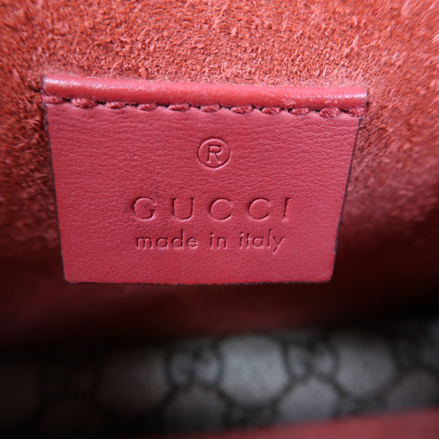 GUCCI GG SHW Dionysus Chain Shoulder Bag 421970 GG Supreme Brown/Red