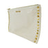 Miu Miu GHW Clutch Pouch With Handle Handbag RP0370 Calfskin Leather White