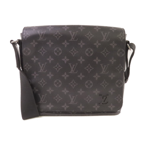 LOUIS VUITTON LV SHW District PM Shoulder Bag M44000 Monogram Eclipse Black