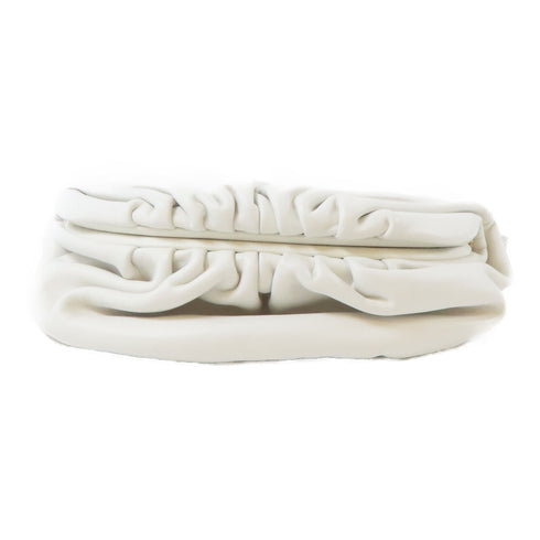 BOTTEGA VENETA BV GHW Chain Waist Bag 651445 VCP41 9132 Calfskin Leather White