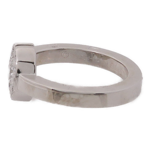 CHANEL CC Diamond Ring Accessories US#5.5 18K White Gold
