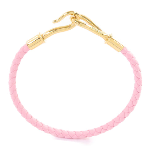 HERMES GHW Jumbo H Bracelet Swift leather Metal