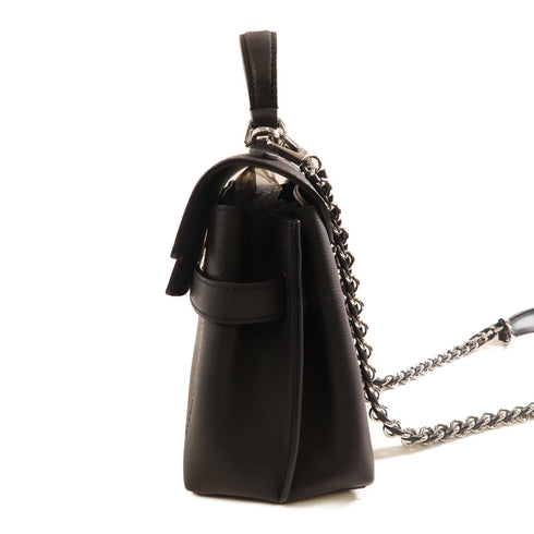 LOUIS VUITTON LV SHW Lockme Ever Mini 2 Way Shoulder Bag M20997 Calfskin Balck