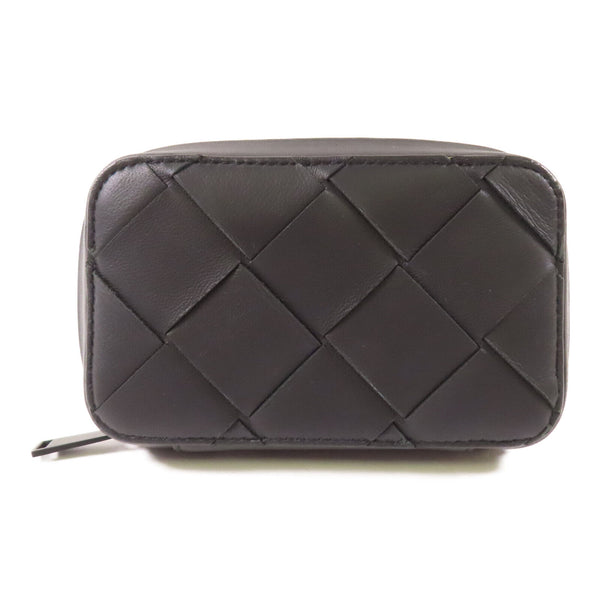 BOTTEGA VENETA BV Handbag Pouch Calfskin Leather Black