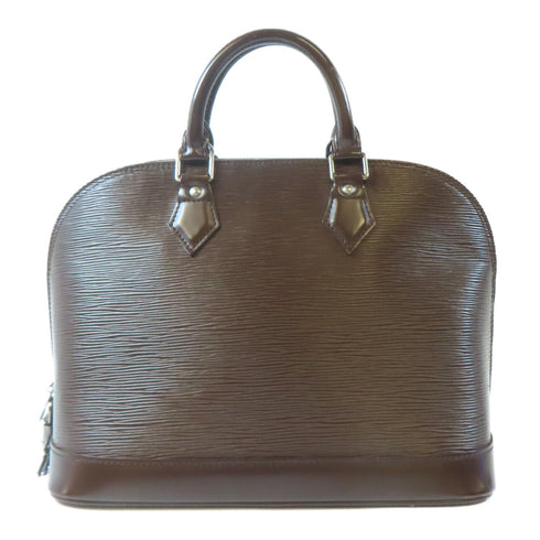 LOUIS VUITTON LV SHW Alma PM Handbag M5214D Epi Brown
