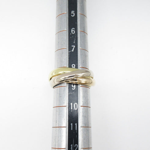 CARTIER Trinity Ring 18K Yellow Gold White Gold Rose Gold Cartier#49 US#4.75