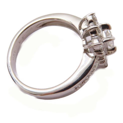 FINE JEWELRY 0.5ct Diamond 0.2ct Diamond Ring 18K White Gold US#5.25