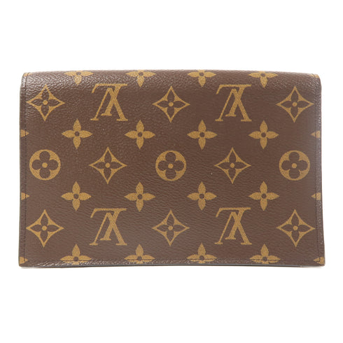 LOUIS VUITTON LV GHW Flore Chain Shoulder Bag M69578 Monogram Brown/Red