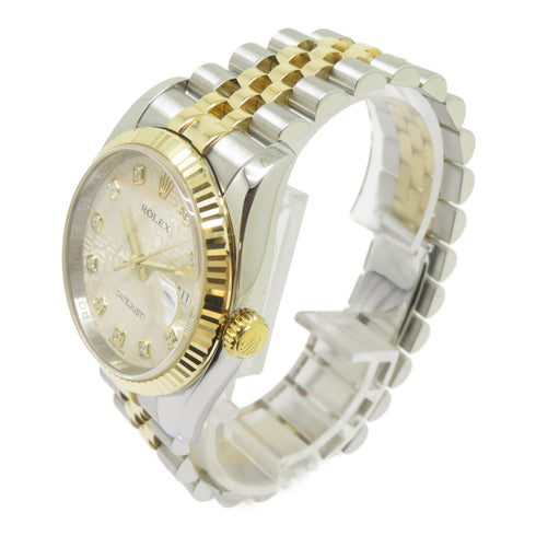 ROLEX Datejust Automatic Watch 116233/2009 Stainless Steel Beige