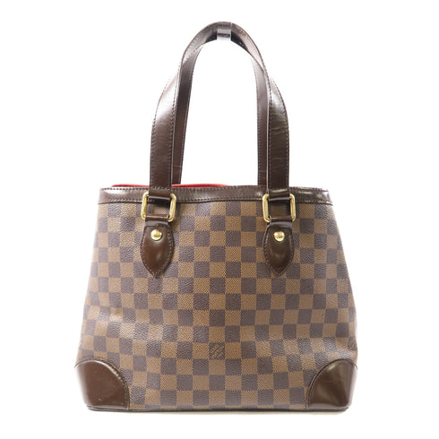 LOUIS VUITTON LV GHW Hampstead PM Tote Bag Handbag N51205 Damier Brown