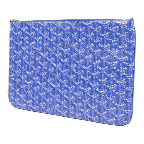 GOYARD SHW Clutch Bag Pouch Coated Canvas