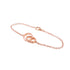 CARTIER Love Bracelet On Chain Bracelet 18K Rose Gold