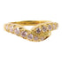 Fine Jewelry Diamond Ring Precept US#4.5 18K Yellow Gold