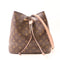 LOUIS VUITTON LV GHW Neo Noe 2way Shoulder Bag M44022 Monogram Brown Pink v1