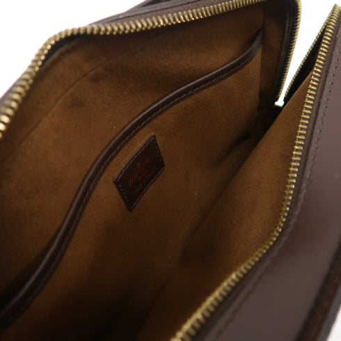 LOUIS VUITTON LV GHW Saint Louis Clutch Bag N51993 Damier Brown